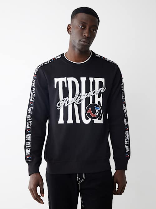 LOGO TAPING SWEATSHIRT