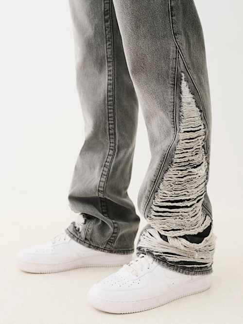 BILLY DESTROYED SLIT BOOTCUT JEAN