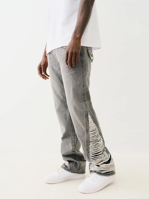 BILLY DESTROYED SLIT BOOTCUT JEAN