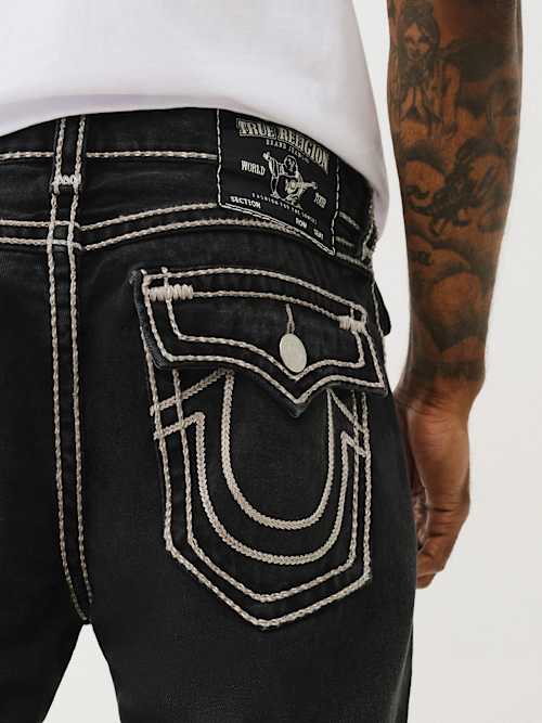 ПРЯМАЯ ДЖИНСОВАЯ РУБАШКА RICKY SUPER T ROPE STITCH