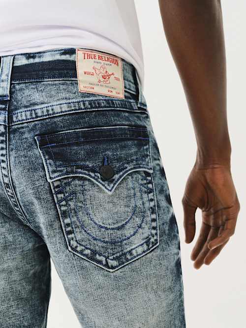 ОБТЯГИВАЮЩИЕ ДЖИНСЫ ROCCO CRACKED TIE-DYE 32”