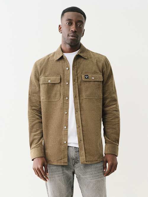 CORDUROY LONG SLEEVE WORKWEAR SHIRT