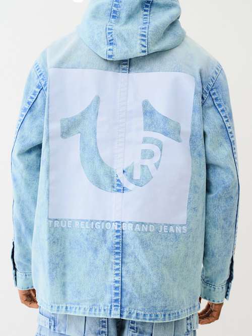 ДЖИНСОВАЯ КУРТКА С КАПЮШОНОМ CHORE