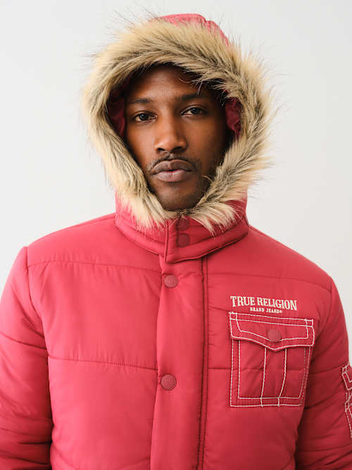 True religion on sale mens parka