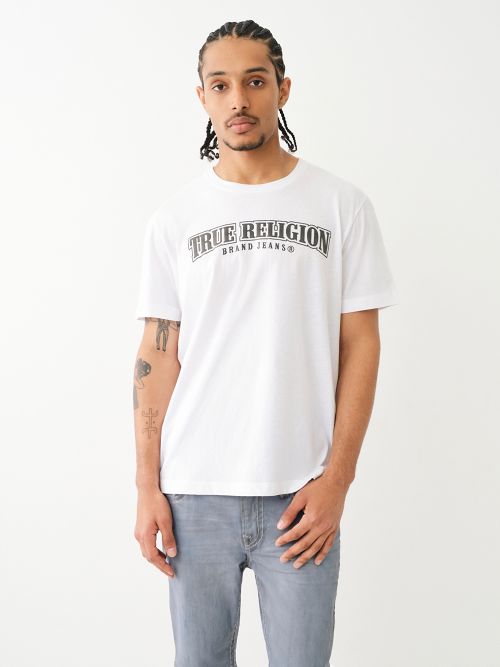 white red true religion shirt
