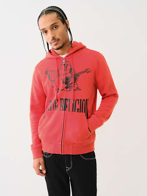 VINTAGE BUDDHA ZIP HOODIE