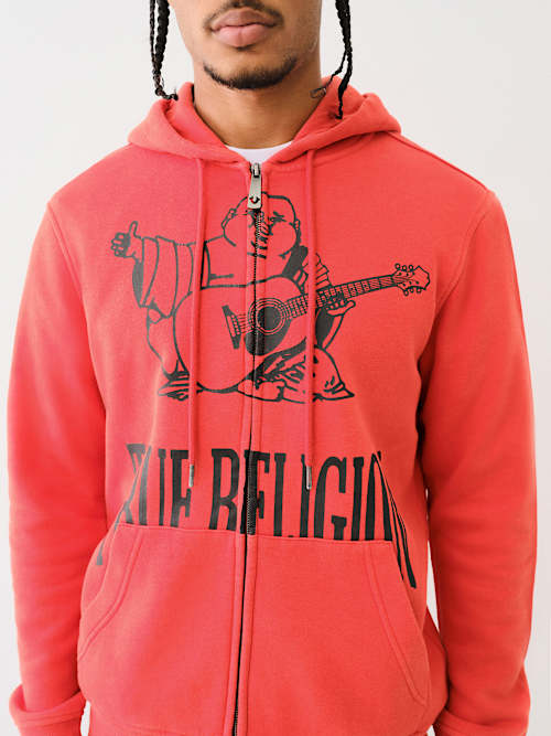 VINTAGE BUDDHA ZIP HOODIE