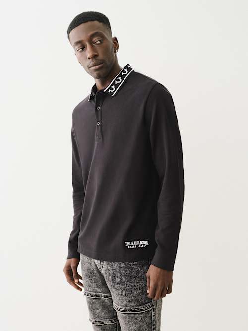 LONG SLEEVE POLO SHIRT
