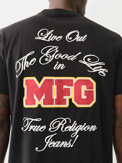 CHAIN EMBROIDERY MFG TEE