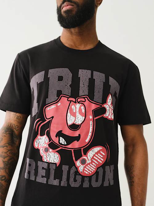 SHOEY FLOCKED LOGO TEE