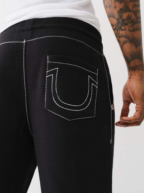BIG T CROSS STITCH SWEAT PANT