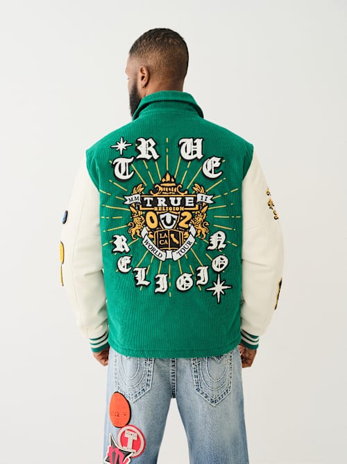CORDUROY VARSITY JACKET