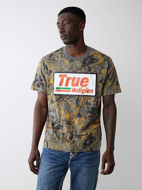 BUDDHA CAMO LOGO TEE