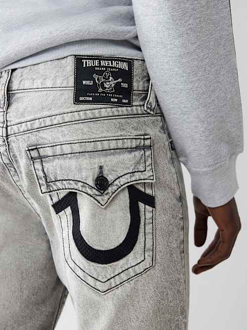 True Religion Men's Ricky Straight Leg Jean with Back Flap Pockets, GGJD  Last Call, 36 at Amazon Men's Clothing store