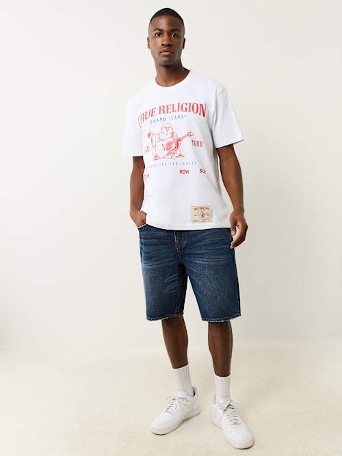 BOBBY FLAP BAGGY DENIM SHORT
