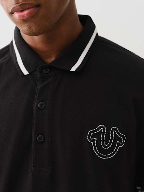 CAMISETA TIPO POLO BIG T CON HERRADURA