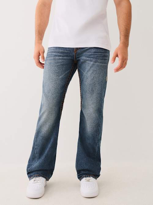 ДЖИНСЫ-КЛЕШ С ПЕРЕКРУЧЕННЫМ КЛАПАНОМ JOEY SUPER T