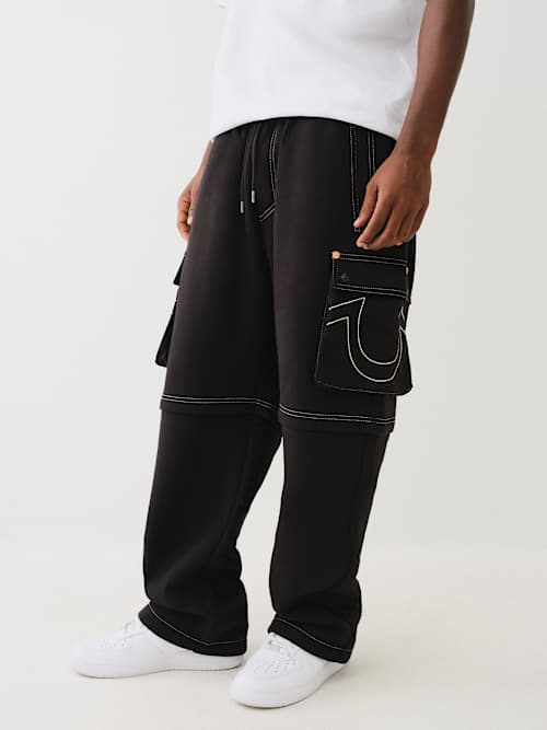 СПОРТИВНЫЕ БРЮКИ-КАРГО REMIX С МЕШКОВАТЫМ РИСУНКОМ