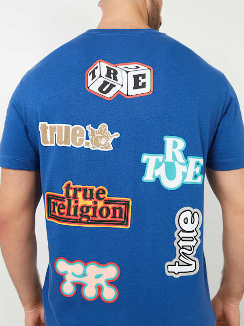 ФУТБОЛКА С НАКЛЕЙКОЙ ДЛЯ СМЕШИВАНИЯ МАТЕРИАЛОВ