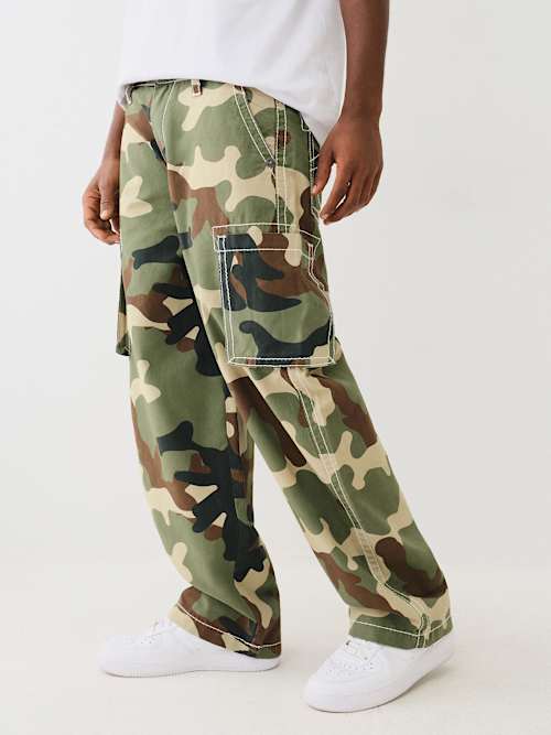 TWILL BIG T CARGO BAGGY PANT 