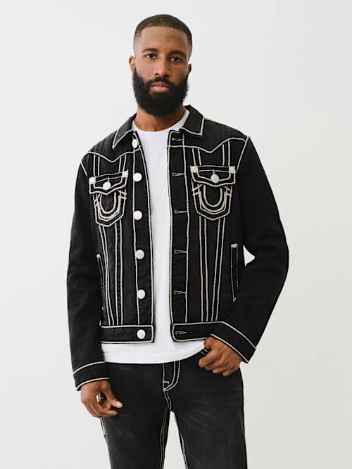 JIMMY ROPE STITCH DENIM JACKET