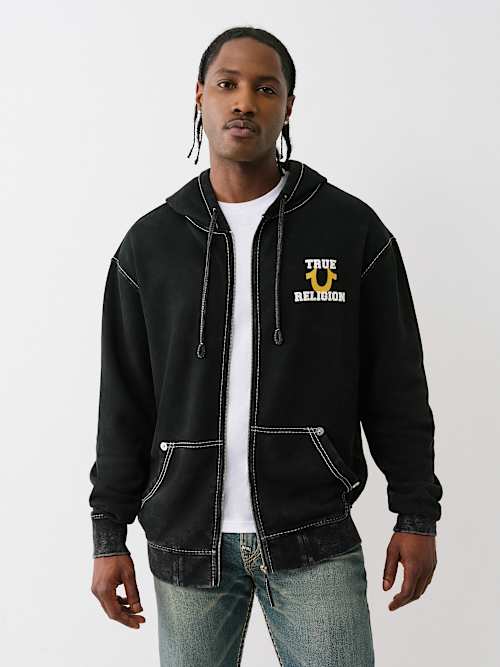 BIG T METALLIC WORLD TOUR ZIP HOODIE