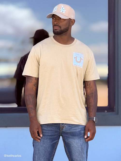 FLOCKED BUDDHA TEE