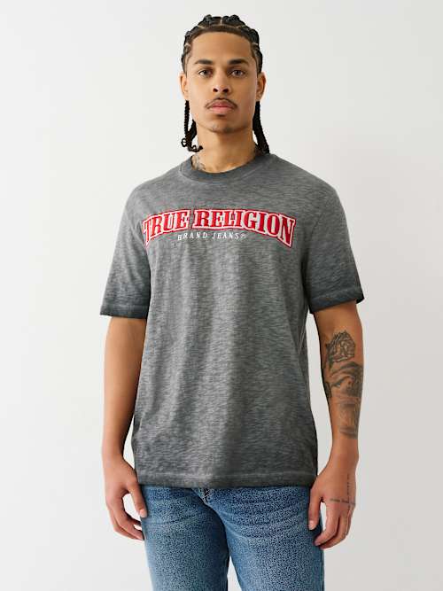 EMBROIDERED LOGO TEE