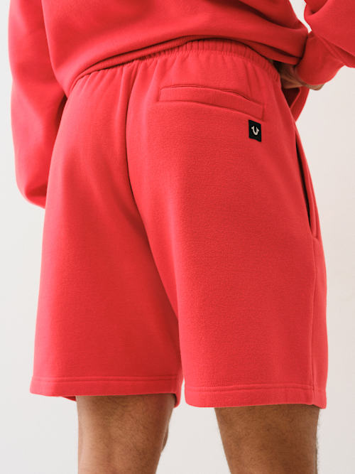 HORSESHOE APPLIQUE SWEAT SHORT