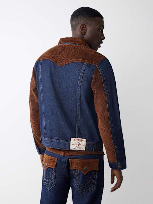 JIMMY CORDUROY DENIM JACKET