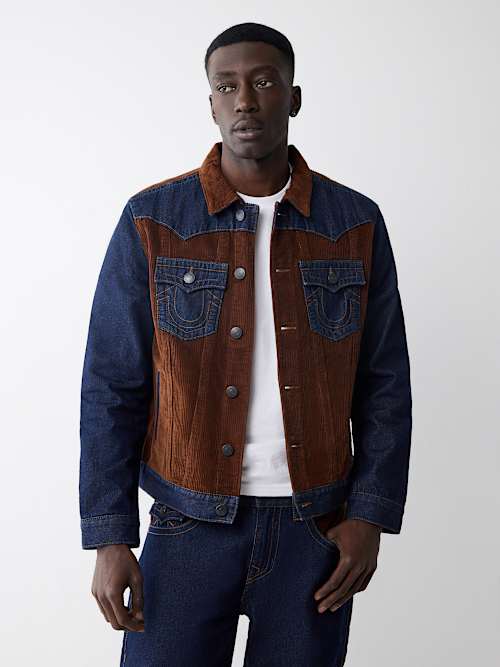 JIMMY CORDUROY DENIM JACKET