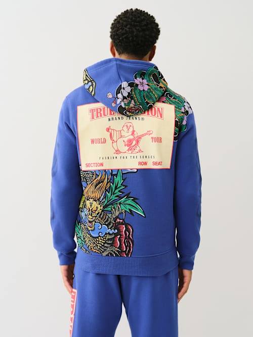 TATTOO LOGO ZIP HOODIE