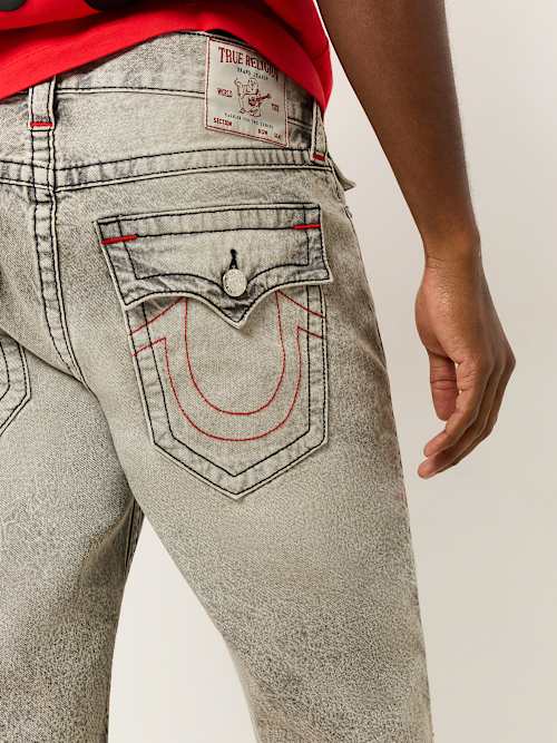 RICKY FRAYED FLAP DENIM SHORT