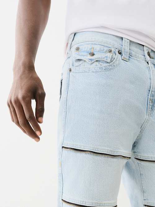 ROCCO STACKED ZIPPER SKINNY JEAN