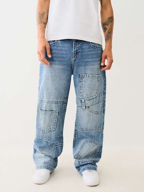 ВИННИ БИГ Т ПЕРЕДЕЛАЛ УЛЬТРА МЕШКОВАТЫЕ ДЖИНСЫ