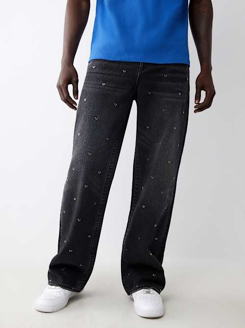 VINNY HORSESHOE CHARM ULTRA BAGGY JEAN