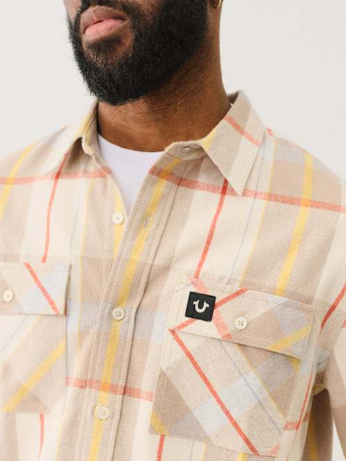 LONG SLEEVE PLAID WORKWEAR SHIRT
