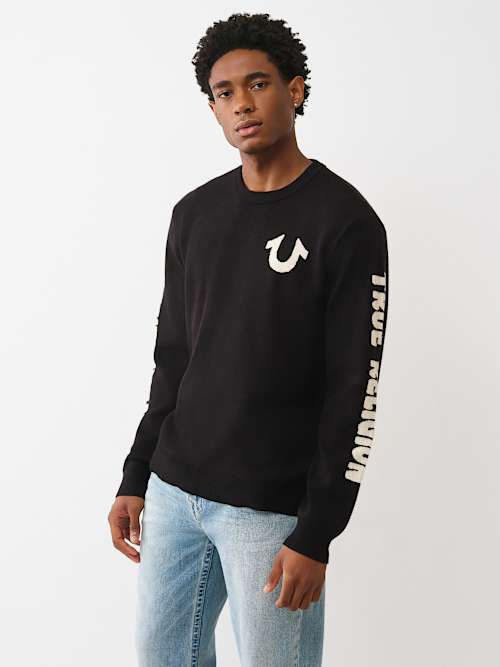 RELAXED LOGO SWEATER