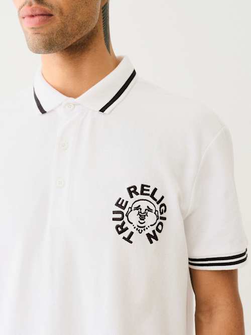 BUDDHA LOGO POLO SHIRT