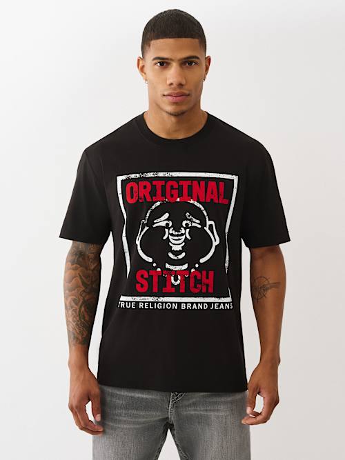 FLOCKED ORIGINAL STITCH TEE