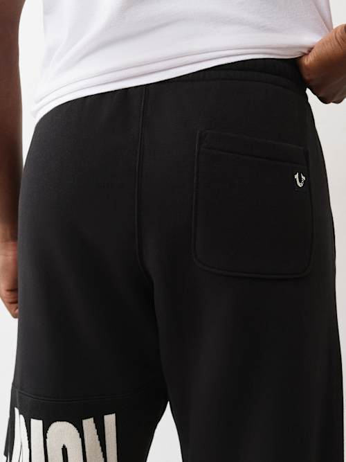 KNIT LOGO PANEL JOGGER