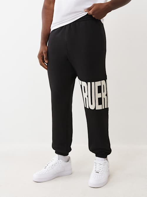 KNIT LOGO PANEL JOGGER