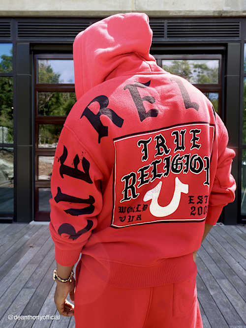 SCRIPT LOGO  ZIP HOODIE
