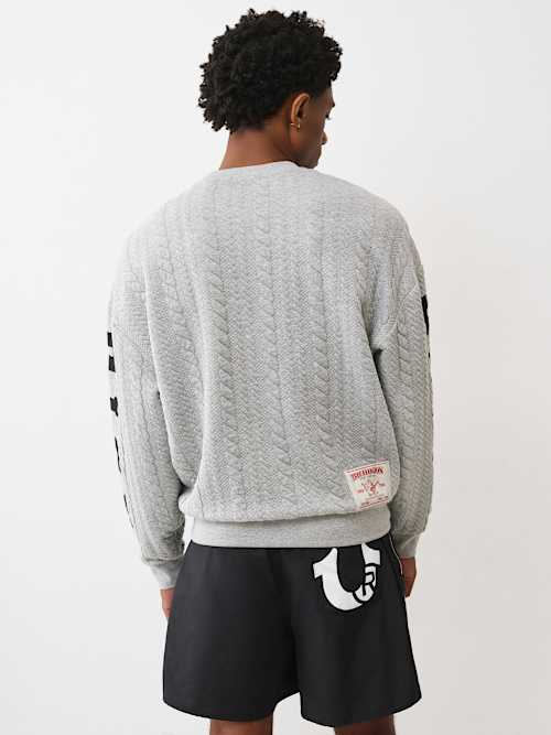 FLEECE APPLIQUÉ SWEATSHIRT
