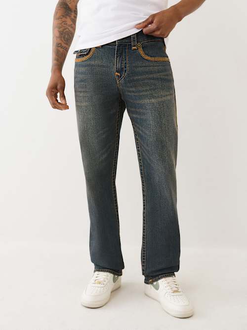 RICKY STRAIGHT SUPER T FLATLOCK JEAN 34”