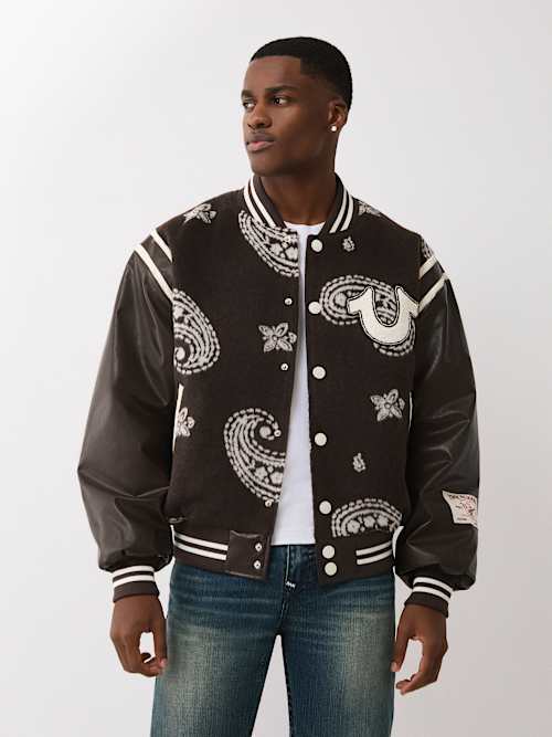 WOOL RETRO VARSITY JACKET