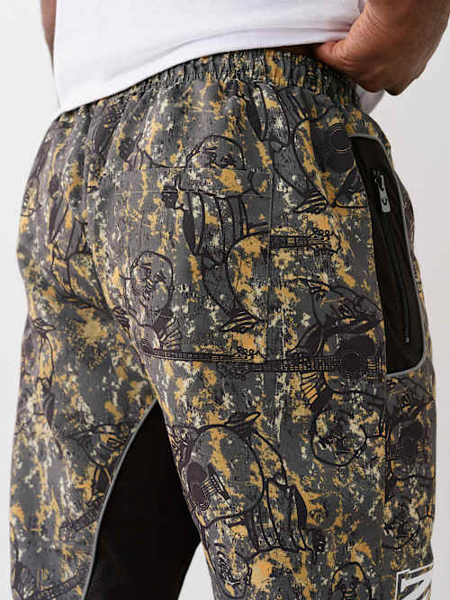 BUDDHA CAMO MESH TRACK PANT