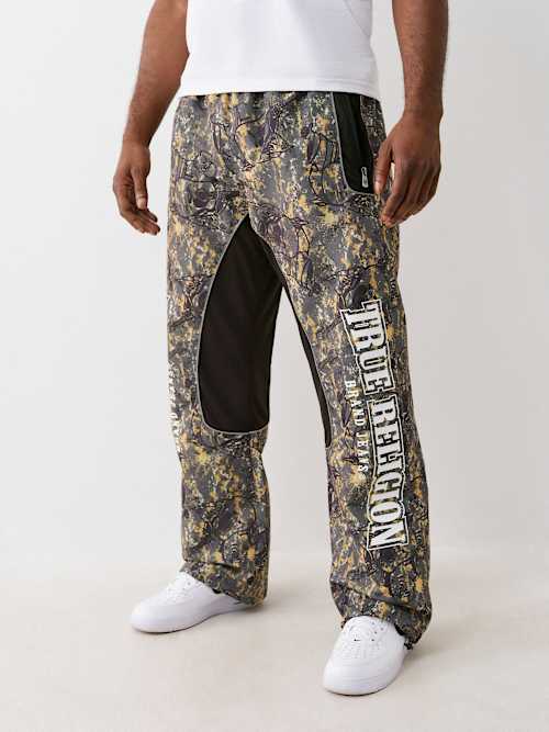BUDDHA CAMO MESH TRACK PANT