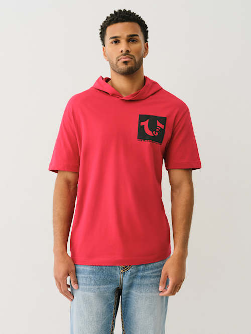 BUDDHA LOGO HOODED HEAVYWEIGHT TEE