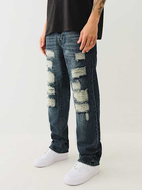 RICKY DISTRESSED FLAP STRAIGHT JEAN